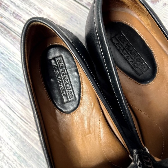 H.S. Trask & Co Leather Loafers Black Vibram Sole Made In Brazil 6 - Picture 3 of 4